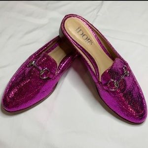Pink Metallic Slides